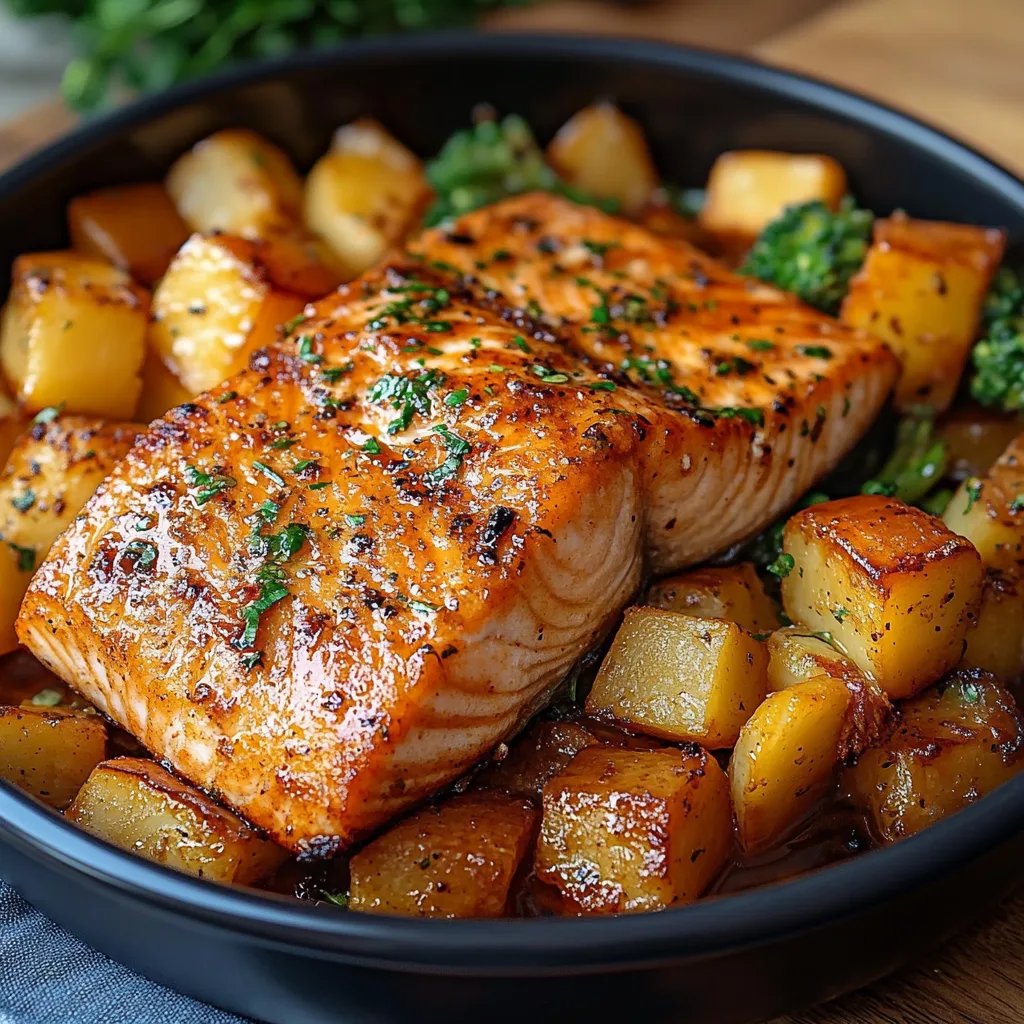 <p>Salmão com Legumes na Air Fryer: Uma Receita Incrível e Definitiva com 7 Passos</p>