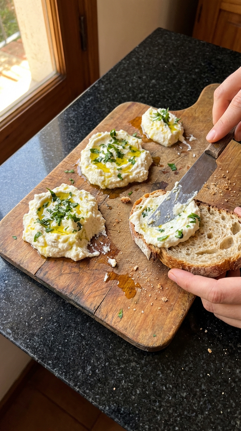 Untáveis deliciosos de requesón