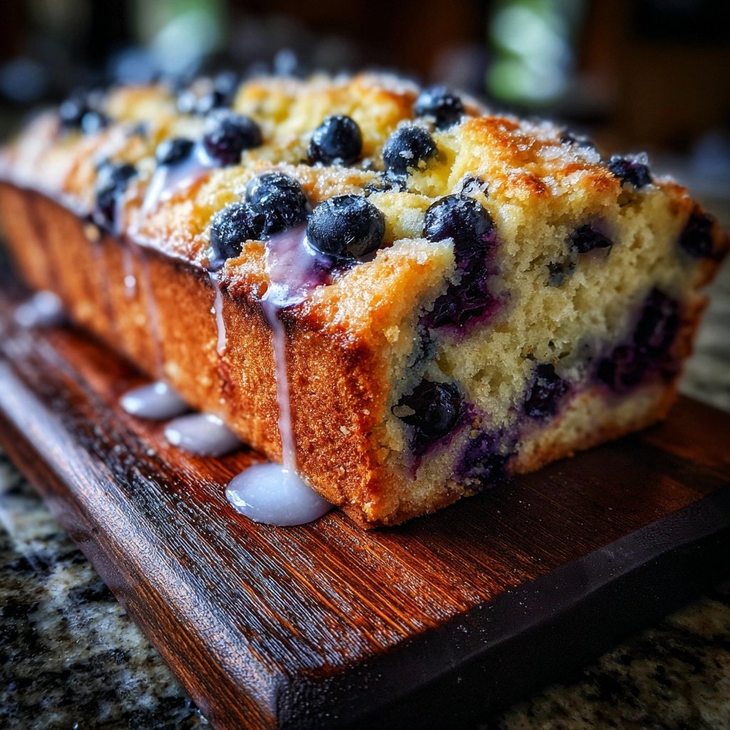 Felicidade de massa azeda mirtilos limão