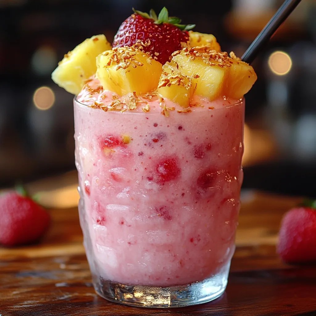 Smoothie Rosa de Abacaxi: Uma Receita Incrível e Refrescante