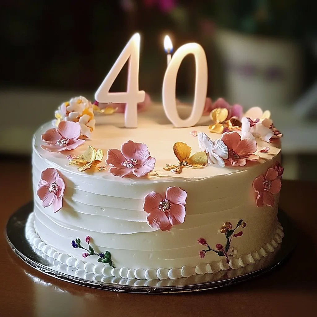 Bolo de 40 Anos: Uma Receita Incrível e Memorável