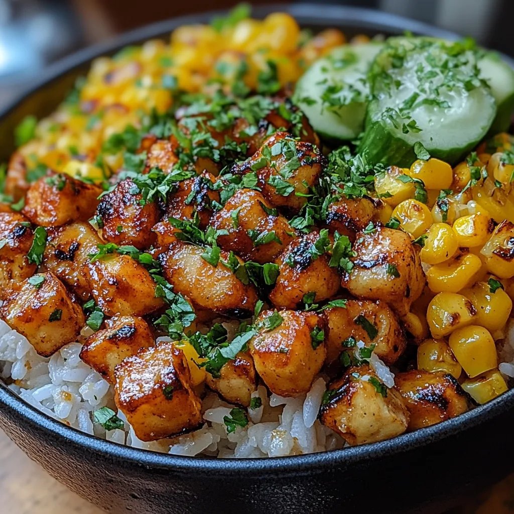 Tigela de Arroz com Frango e Milho de Rua: Uma Receita Incrível e Essencial