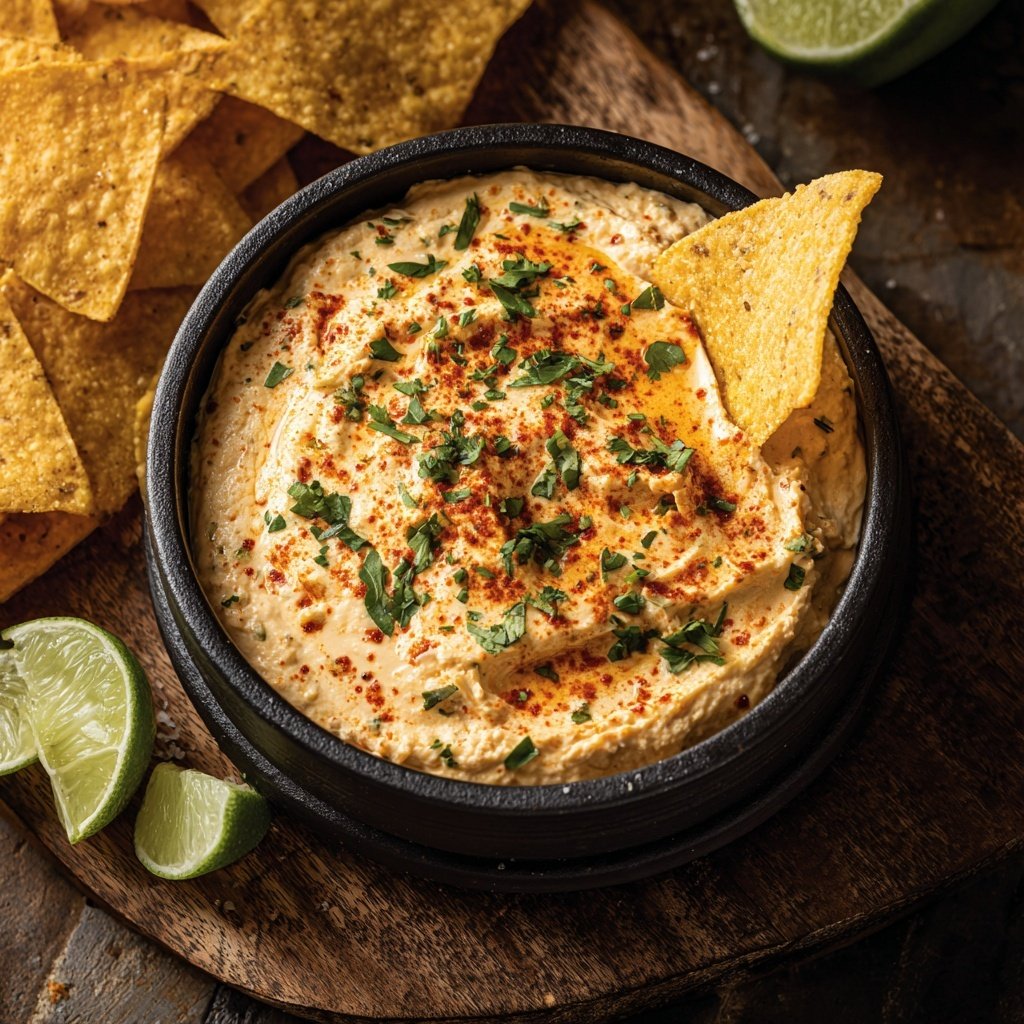 Dip de requesón com limão picante