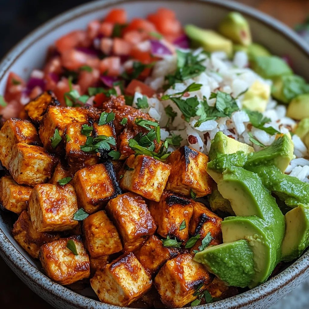 Tigela de Burrito Picante com Tofu Assado: Uma Receita Incrível e Essencial