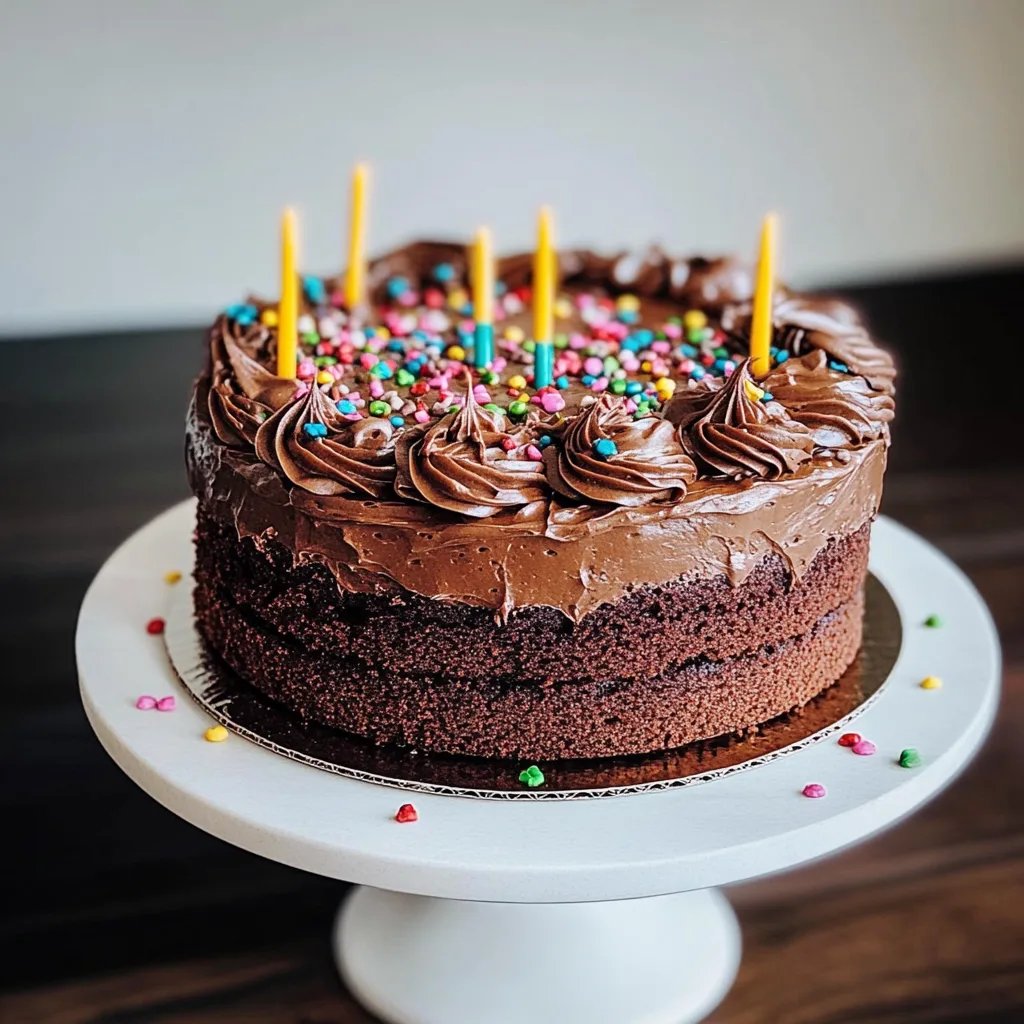 Bolo de Aniversário de Chocolate: A Receita Incrível e Definitiva com 7 Passos
