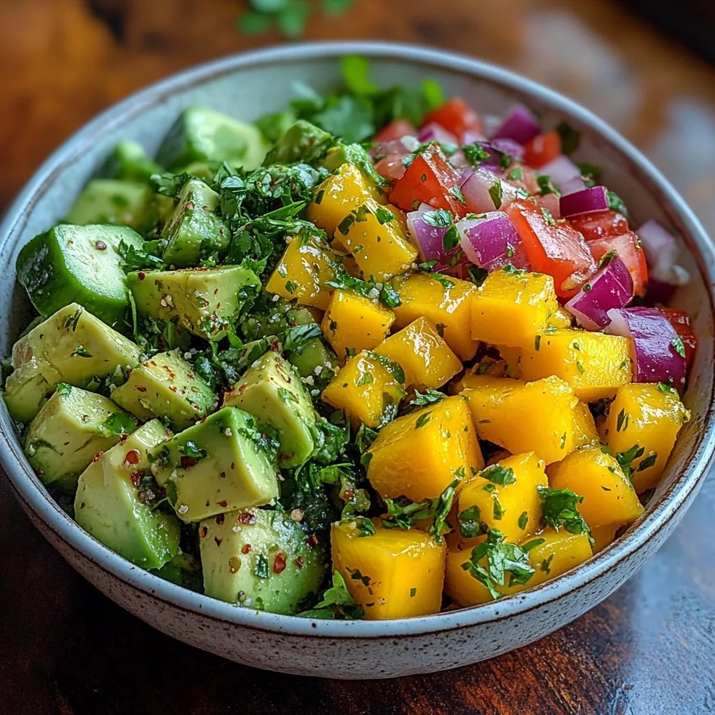 Salada de Abacate com Manga: Uma Receita Incrível e Essencial