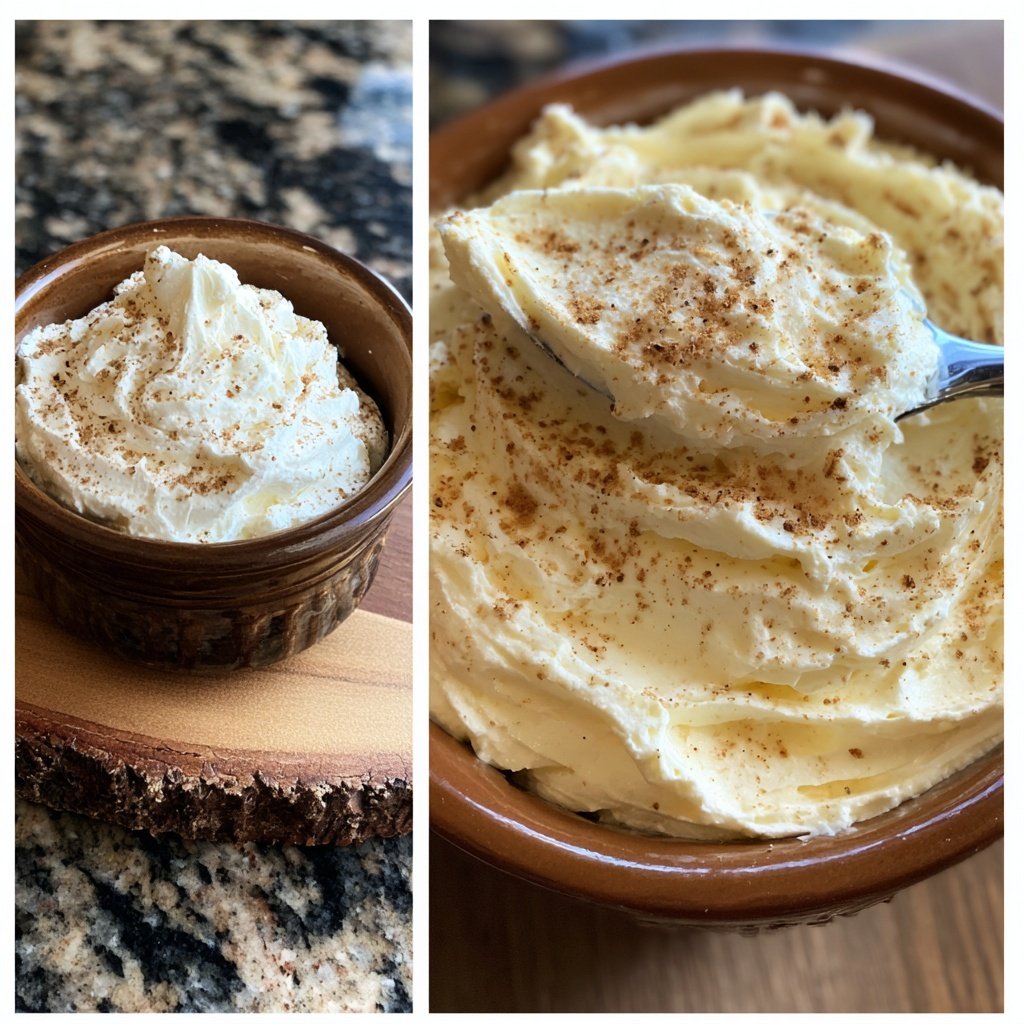 Delícia de requesón com noz moscada