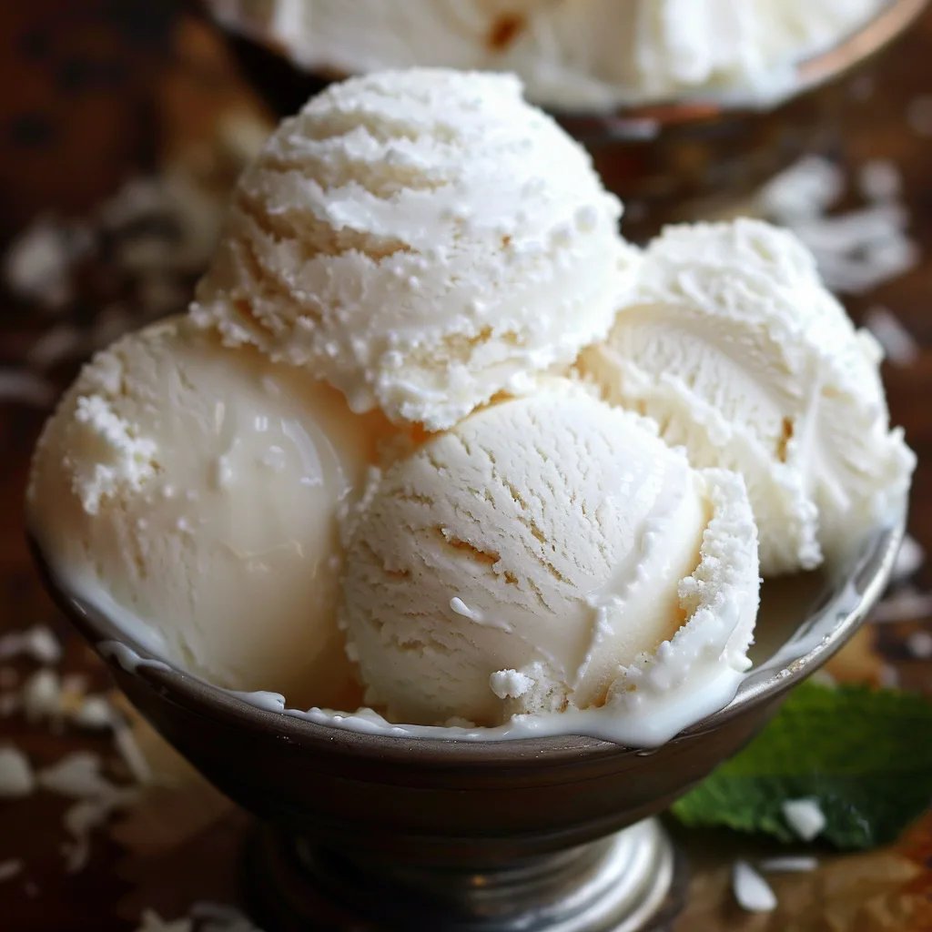 Sorvete de Coco