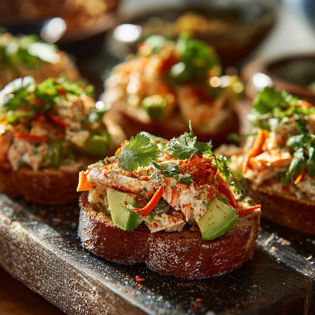 Salada Caranguejo Picante Tapas