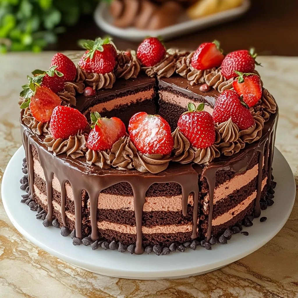 Bolo de Chocolate com Morango: Uma Receita Incrível e Definitiva