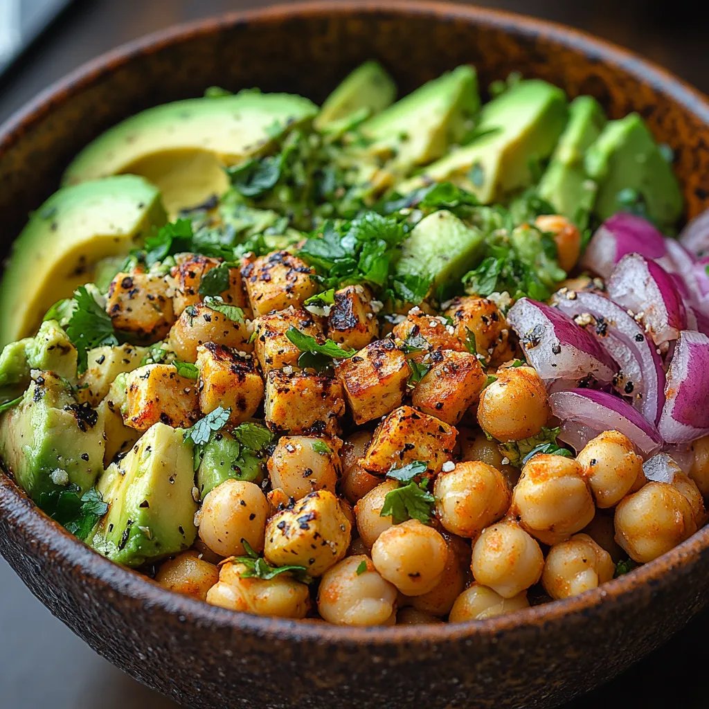 Salada de Grão-de-Bico com Feta e Abacate: Uma Receita Incrível e Definitiva